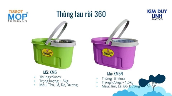 Thùng lau rời - Cây Lau Nhà Kim Duy Linh - Công Ty TNHH SX TM Kim Duy Linh